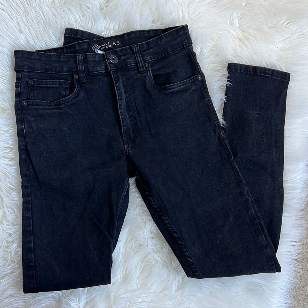 MARC ECKO CUT & SEW Black Jeans Mens Size 30